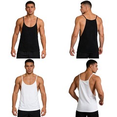 Men’s Shirts Bodybuilding Vest Basic T-Shirt Daily Wear Tank Top Sleeveless