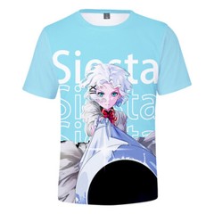Anime la detective esta muerts Siesta T-shirt Unisex Adult Teen Sports Shirt