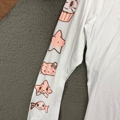 tokidoki x Hello Kitty Shirt Adult Large White Graphic Cute Long Sleeve Cotton