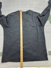Polo Ralph Lauren Shirt Mens Xl Black Cotton Henley *