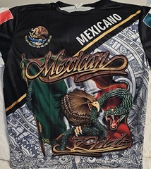 MEXICAN PRIDE MEXICANO FLAG EAGLE SNAKE CACTUS AZTEC MEXICO T-SHIRT SHIRT