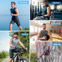 3 Pack Men’s Tank Top Quick Dry Workout Gym Muscle Tee Fitness Sleeveless Shirt