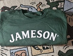 Jameson Irish Whiskey T-Shirt Adult XL Unisex Cotton Dark/Forrest Green