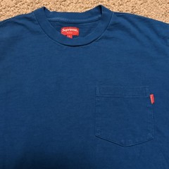 Supreme Box Long Sleeve Tee Dark Royal Size Large SS25 Worn Twice