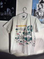Vintage Cincinnati Ohio Shirt XL Barb McClain Cartoon City Art
