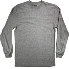 IBS HEAVYWEIGHT T SHIRT BIG MENS LONG SLEEVE 4XL 5XL 6XL