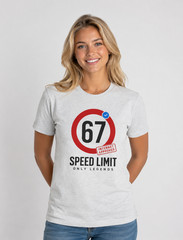 Funny 67 Meme Shirt Internet Approved Verified Tick Graphic Tee Only Legends