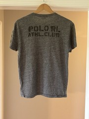 Polo Ralph Lauren Shirt Men’s Medium Heather Gray Classic Slim Fit Athl. Club