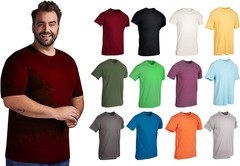 BILLIONHATS 24 Pack Mens Cotton Short Sleeve Lightweight T-Shirts, Tees for Guys