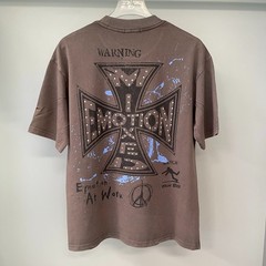 Tee Mixed emotions tshirt Brown S-M-L-XL