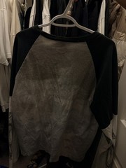 Rhude Raglan Long Sleeve T Shirt W/ Set In Sleeves