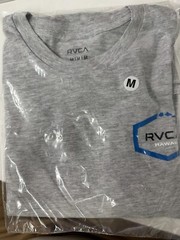RVCA HAWAII ISLAND MENS T SHIRT GRAY