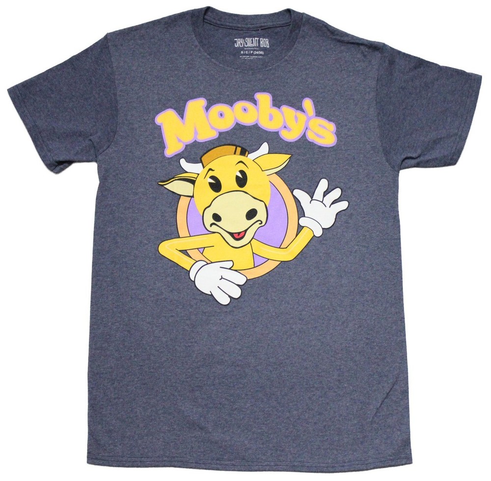 Jay & Silent Bob Mesn T-Shirt – Mooby’s the Golden Cow Resturant Logo
