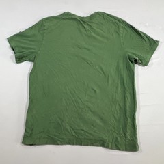 Nike T Shirt Mens Large Green Cotton Swoosh Logo Short Sleeve Crew Neck Pullover