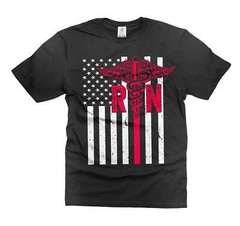 Registered Nurse Flag Shirt Registered Nurse Shirts RN Flag Nurse Patriotic Tee