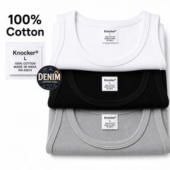 Lot 3, 6, 12 Men Tank Top 100% Cotton A-Shirt Wife Beater Ribbed Pack Undershirt
