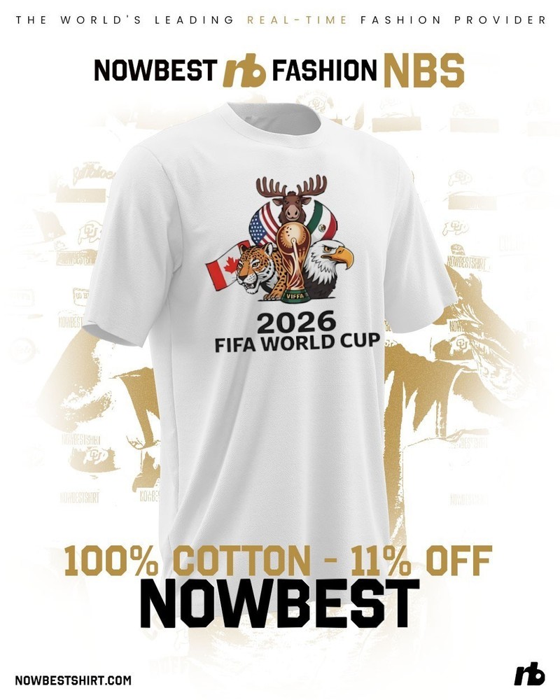 T-shirt Logo World Cup 2026, Cottton T-Shirt