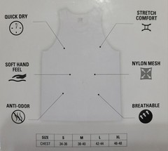 Brand New 32 Degrees Cool Men’s Comfort Mesh Tank Tops – 3 Pack White Large