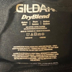 GILDAN Plain T Shirts Black WORK T Shirts Size M-XL (1 Shirt )