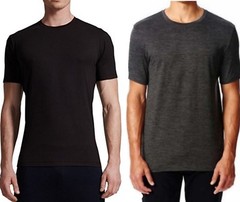 32 Degrees Weatherproof Mens Cool Tee Short Sleeve Crew Neck T Shirt, 2 Pack