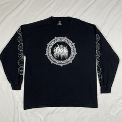 Absu Tour Shirt Mens XL Vintage Y2K Long sleeve Black Metal band Tee 2009 2000s