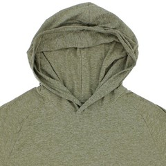 True Classic Men’s Hooded T-Shirt, Long Sleeve Lightweight Stretch Heathered Tee