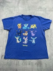 Pokemon Eevee Evolutions Graphic T-Shirt Royal Blue