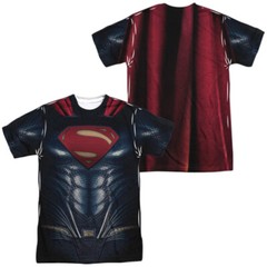 Justice League Movie Superman Uniform Unisex Adult Costume T Shirt, S-3XL