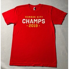 Kansas City Chiefs 2019 Super Bowl Champs American Apparel Size Medium