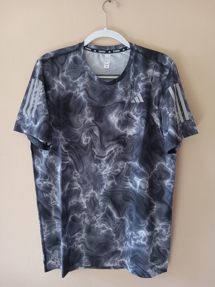 Adidas OTR AOP T-Shirt White / Black / Gray IB6394 Men’s Size Medium