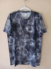 Adidas OTR AOP T-Shirt White / Black / Gray IB6394 Men’s Size Medium