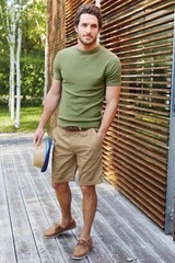 BILLIONHATS 24 Pack Mens Cotton Short Sleeve Lightweight T-Shirts, Tees for Guys