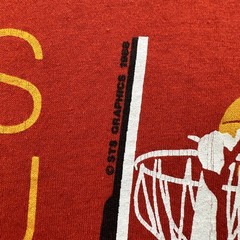 Vintage USA Basketball T-Shirt Mens Medium Red Summer Olympics South Korea 1988