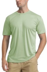 UPF50+ Men’s UV Shirts Skin Protection Summer Short Sleeve Water Sport Casual T