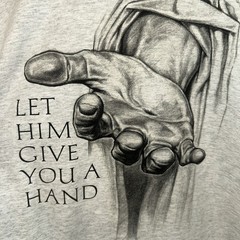 1990’s Jesus – God – Religious Vintage Tee Shirt – Large – 21×28