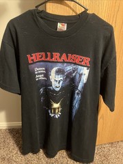 Vintage Hellraiser Demon Angel Pinhead T-Shirt XL Horror Movie Promo RARE