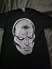 Marvel Legends Super Rare Silver Surfer Big Head T Shirt Size Medium