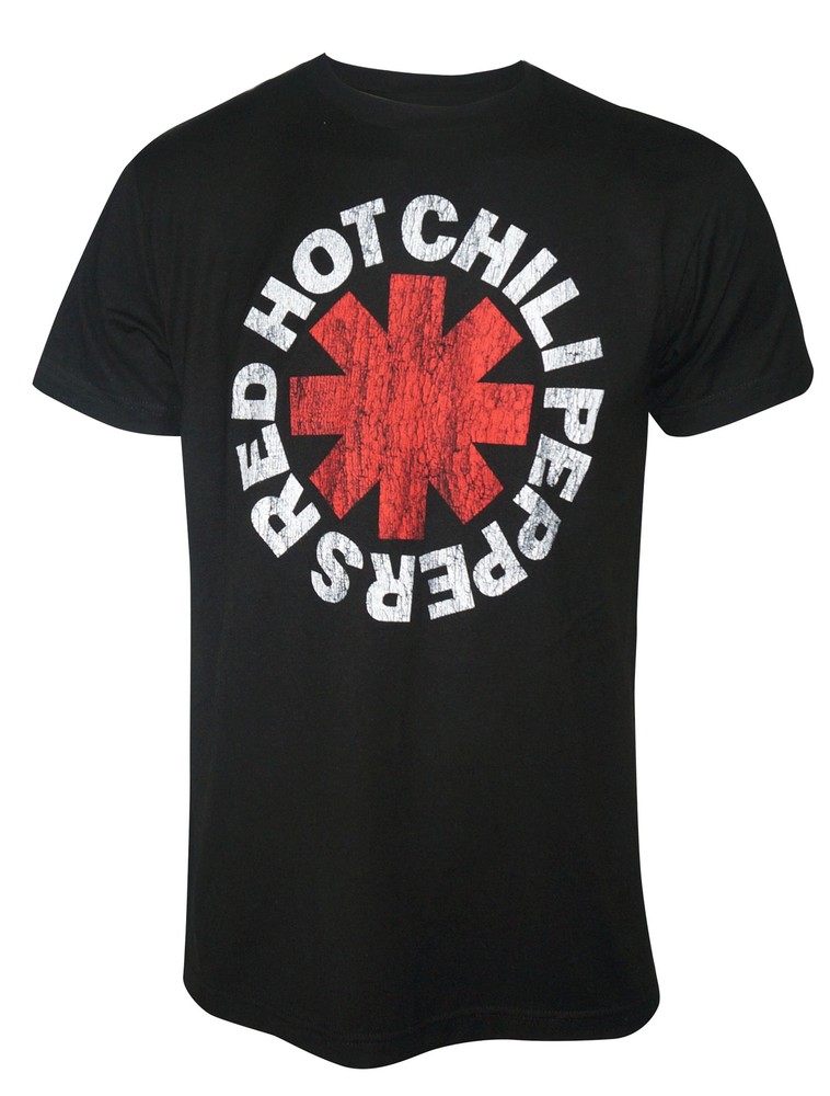 Authentic RED HOT CHILI PEPPERS Classic Asterisk Slim Fit T-Shirt S-2XL NEW