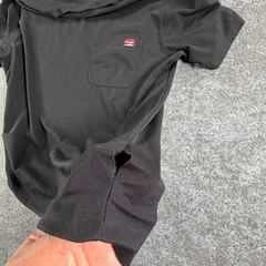 Wrangler Workwear T Shirt Mens Large Black Utility Moisture Wicking Relaxed Fit