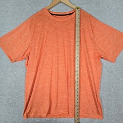 Liberty Pro Mens XXL 2 Pack Performance T-Shirts Orange Teal Heathered Stretch