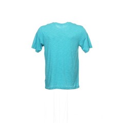 Club Room Mens T-Shirt Sz S Bahama Breeze Heather Crew Neck Cotton Blend Casual