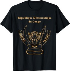 DRC,Democratic Republic of the Congo passport,DRC flag. T-Shirt