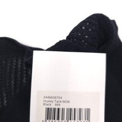 NN07 Huxley Tank Top Mens XL Black Cotton Open Knit Ribbed Collar Cotton