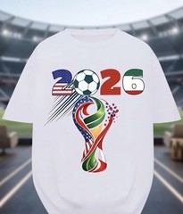 Fifa World Cup 2026 TShirt Soccer Graphic Tee USA Football FREESHIPS