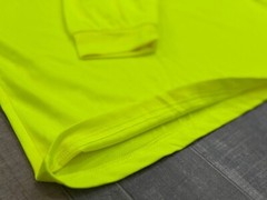 DRI-FIT Performance Long Sleeve T-Shirts, UPF 50+ Sun Protection Safety Green