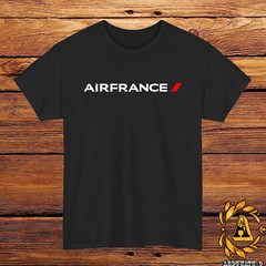 Air France Airlines Logo T-Shirt Black/Grey/White/Navy /Red/Light Blue S-5XL