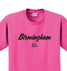 Birmingham, Alabama State T-Shirt Short Sleeve Graphic Tee Unisex apparel