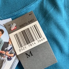 Vintage Dockers T Shirt Teal Made In USA Sz M (12-14) NWT See Description