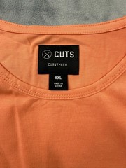 Cuts Clothing Short Sleeve Crew Curve Fit T-Shirt Men’s XXL 2XL Sunset Pyca Pro