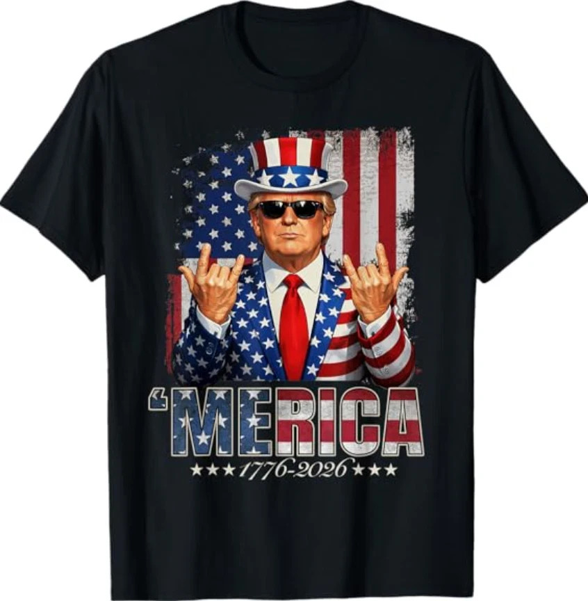 Trump America 250th Birthday 4th of July Unisex T-Shirt
